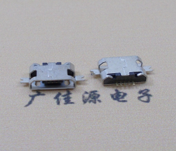 花都MICRO USB B型口 两脚SMT沉板0.7/1.0/1.6直边